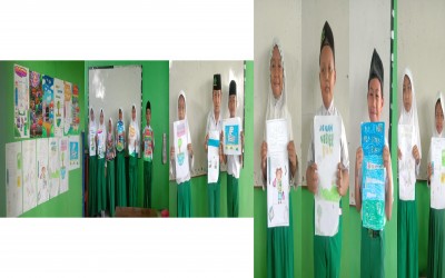 Pembuatan poster sebagai media publikasi pesan
