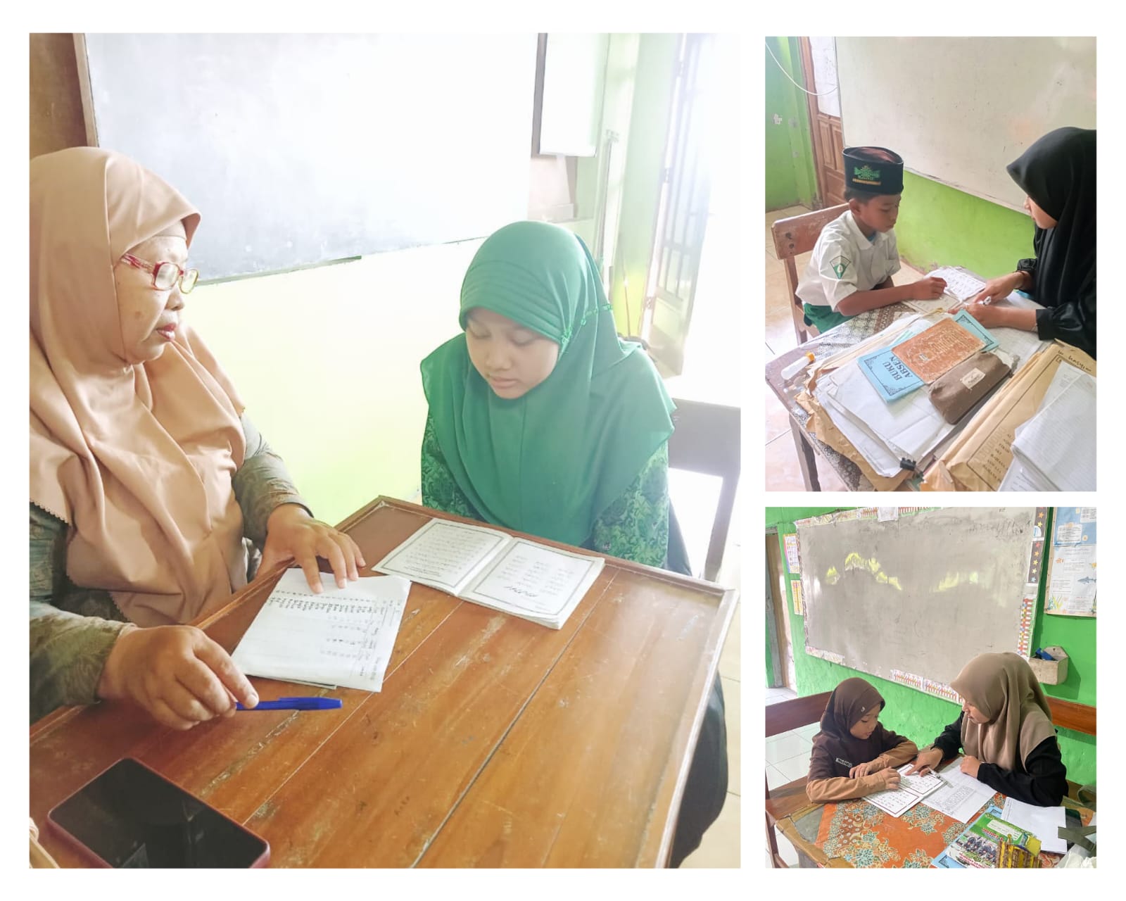 GENERASI QURANI BERPRESTASI SISWA MI WACHID HASYIM IKUTI KENAIKAN JILID BTQ